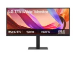 LG   34U650A-B   34 ”   IPS   21:9   100 Hz   5 ms   3440 x 1440 pixels   300 cd/m²   HDMI ports quantity 2