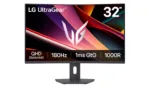 LG   32G600A-B   31.5 ”   VA   QHD   16:9   180 Hz   1 ms   2560 x 1440 pixels   250 cd/m²   HDMI ports quantity 2