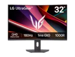 LG   32G600A-B   31.5 ”   VA   QHD   16:9   180 Hz   1 ms   2560 x 1440 pixels   250 cd/m²   HDMI ports quantity 2