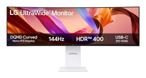 LCD Monitor LG 49 ” 5120 x 1440 pixels Dual QHD Native aspect ratio 32:9 LED Curved 49U950A-W