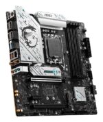 Mainboard MSI Intel B760 Express LGA1700 Micro-ATX Memory DDR5 Memory slots 4 1xPCI-Express 3.0 1x 1xPCI-Express 4.0 4x 1xPCI-Express 4.0 16x 2xM.2 2xHDMI 2xDisplayPort 2xUSB 2.0 4xUSB 3.2 1xPS/2 1xRJ45 3xAudio port B760MGAMINGPLUSWIFI