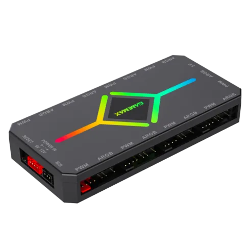 Gamemax   V4.0 ARGB PWM HUB BK   Hub for Gaming Chassis