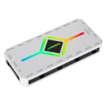 Gamemax   V4.0 ARGB PWM HUB WT   Hub for Gaming Chassis