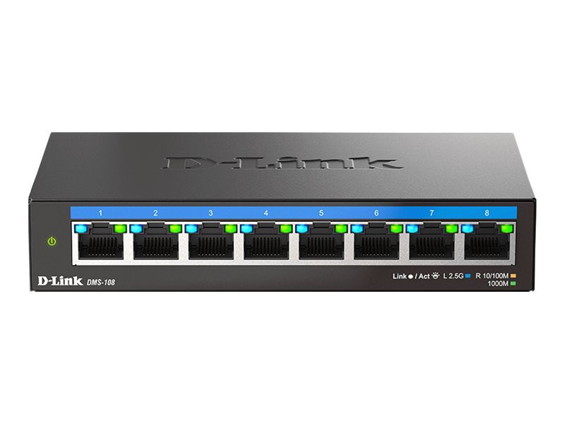605070-dms-108-e-790069469459-0.webp D-LINK DMS-108/E 8-Port 2.5G Multi-Gigabit Desktop Switch D-Link