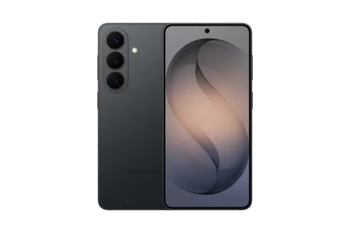 Samsung S26 (S942)   Galaxy   Black   6.3 ”   Dynamic LTPO AMOLED 2X   1080 x 2340 pixels   Qualcomm   Snapdragon 8 Elite Gen 5 (3 nm)   Internal RAM 12 GB   512 GB   Dual SIM   5G   Main camera resolution 50+12+10 MP   Secondary camera resolution 12 MP   Android   16   4300 mAh