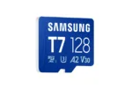 Samsung MicroSD card   T7   128 GB   microSDXC   Flash memory class U3, V30, A2