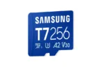 Samsung MicroSD card   T7   256 GB   microSDXC   Flash memory class U3, V30, A2