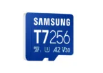 Samsung MicroSD card   T7   256 GB   microSDXC   Flash memory class U3, V30, A2