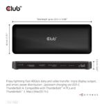 NB ACC DOCKING STATION 12IN1/THUNDERBOLT CSV-1582 CLUB3D