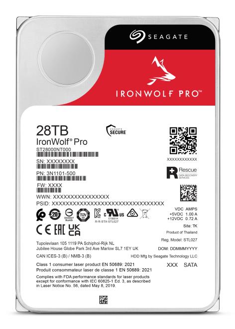 66431891-86cf-4e05-a3ce-232f4d349df7 HDD SEAGATE Serial ATA III 3.5 ” Buffer 512 MB 7200 RPM 28 TB ST28000NT000 ST28000NT000