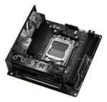 Mainboard ASUS AMD X870 SAM5 Mini-ITX Memory DDR5 Memory slots 2 1xPCI-Express 4.0 16x 1xPCI-Express 5.0 16x 2xM.2 1xHDMI 3xUSB 3.0 4xUSB 3.2 1xUSB-C 2xUSB4 1xRJ45 ROGSTRIXX870-IGAMWIFI