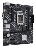 Mainboard ASUS Intel H610 LGA1700 MicroATX Memory DDR4 Memory slots 2 1xPCI-Express 3.0 1x 1xPCI-Express 4.0 16x 1xM.2 1x15pin D-sub 1xHDMI 2xAudio-In 1xAudio-Out 4xUSB 2.0 2xUSB 3.2 1xPS/2 1xRJ45 PRIMEH610M-KD4