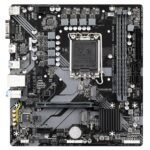 Mainboard GIGABYTE Intel B760 Express LGA1700 Micro-ATX Memory DDR4 Memory slots 2 1xPCI-Express 3.0 1x 1xPCI-Express 4.0 16x 2xM.2 1x15pin D-sub 1xHDMI 1xAudio-In 1xAudio-Out 1xMicrophone 2xUSB 2.0 4xUSB 3.2 1xRJ45 B760MHDDR4