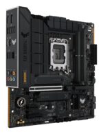 Mainboard ASUS Intel B760 Express LGA1700 Micro-ATX Memory slots 4 1xPCI-Express 3.0 1x 1xPCI-Express 4.0 4x 1xPCI-Express 5.0 16x 3xM.2 1xHDMI 1xDisplayPort 4xUSB 2.0 3xUSB 3.2 1xUSB-C 1xOptical S/PDIF 1xRJ45 5xAudio port TUFGAMINGB760M-PLUSII