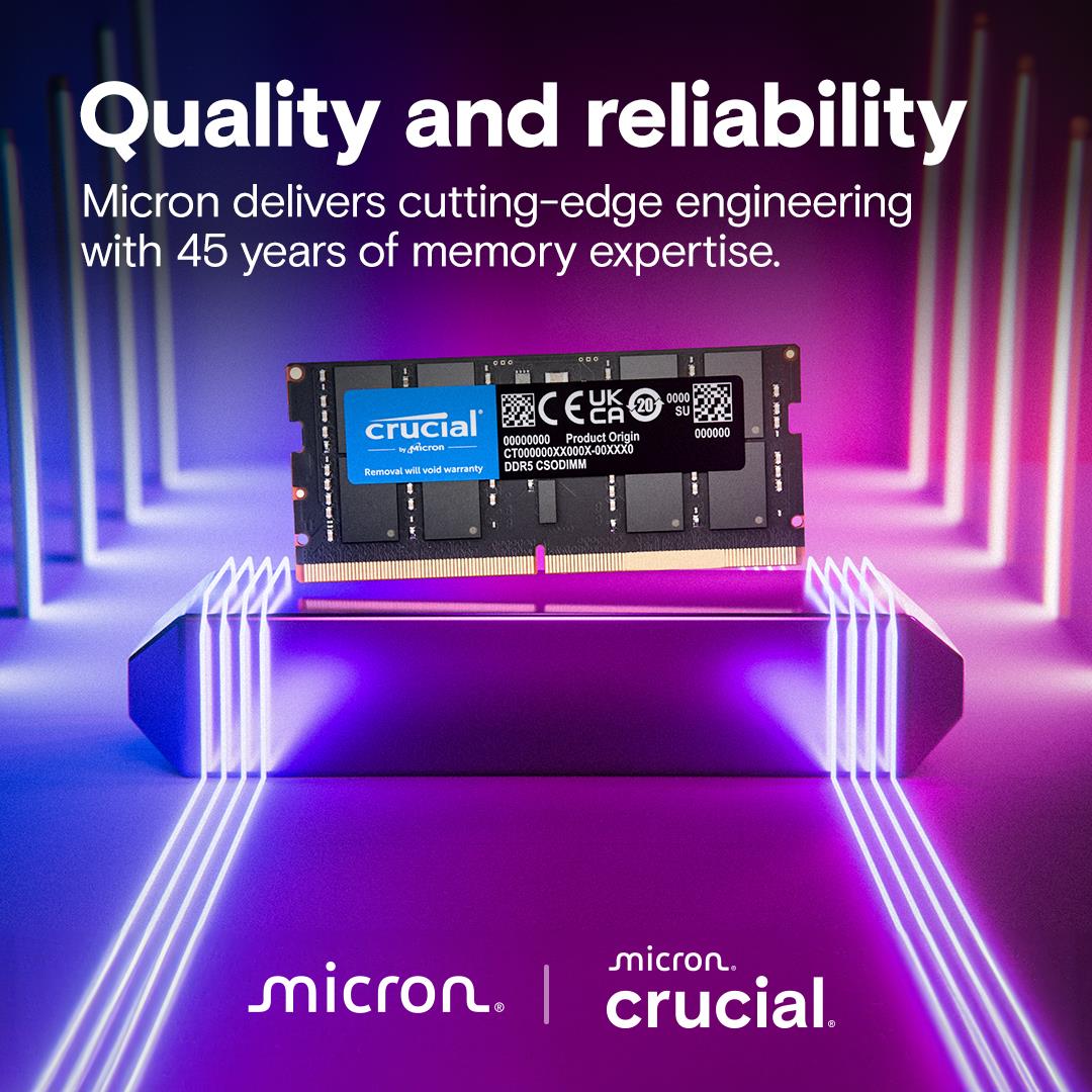 875d6bc1-1bb0-459f-bc54-0cafd9e0d80c MEMORY DIMM PRO 32GB DDR5-6400/CT32G64C52CS5 CRUCIAL