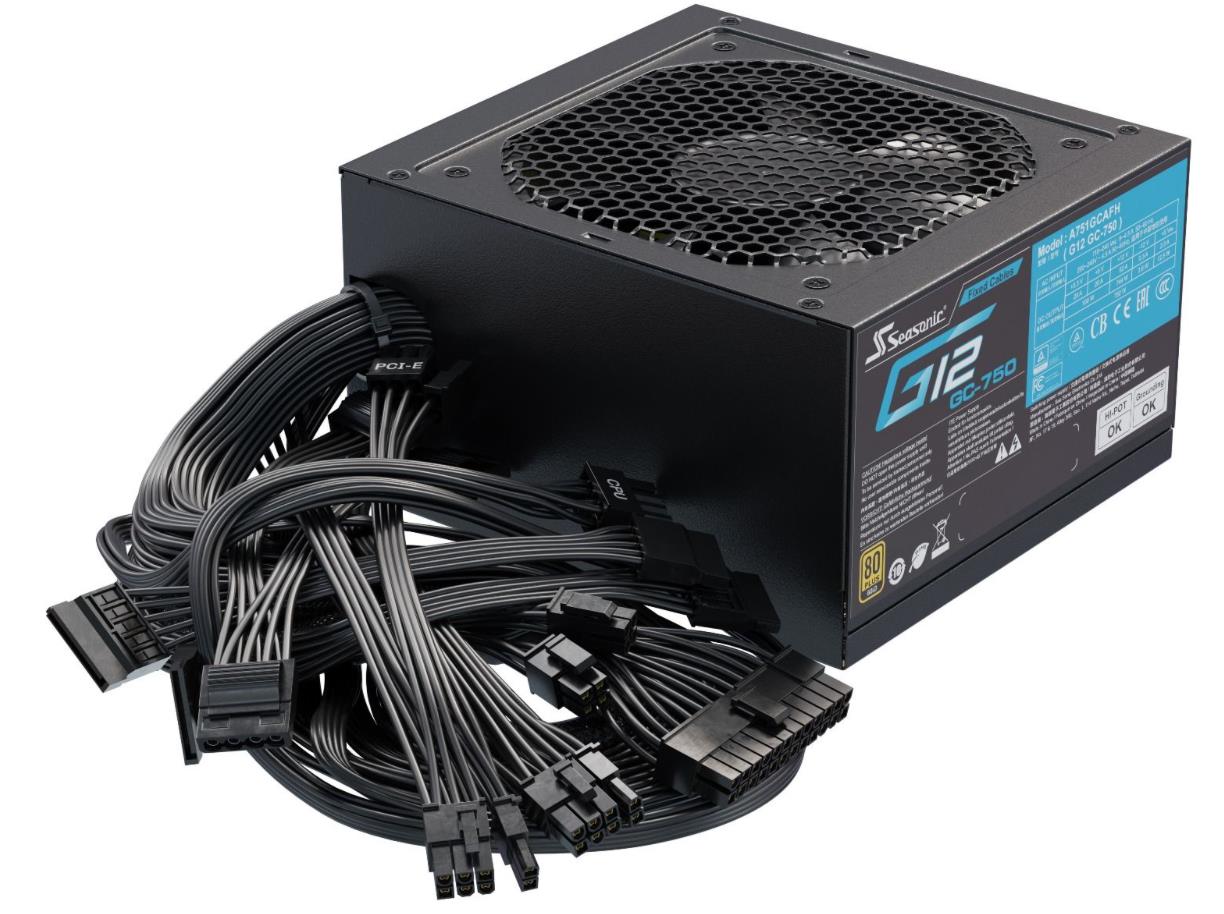 885c9cbb-71e3-4c8a-bc92-01994267256f Power Supply SEASONIC ATX PC 100 – 240 V 750 W G12GC-750