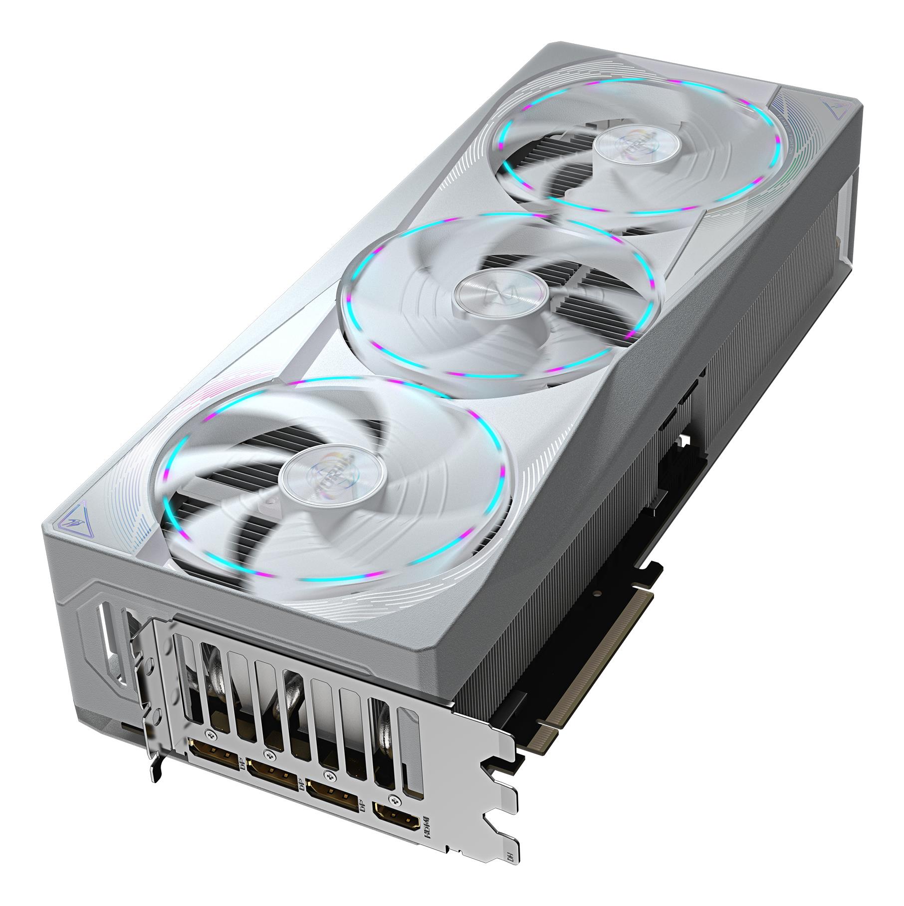 8c34fec4-9669-406c-9be5-5629e928a2c0 Graphics Card GIGABYTE NVIDIA GeForce RTX 5080 16 GB GDDR7 256 bit PCIE 5.0 16x GPU 2617 MHz Dual Slot Fansink 1xHDMI 3xDisplayPort GV-N5080AORUSMICE-16GD