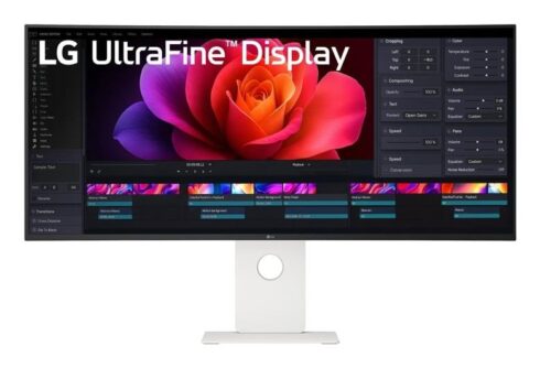 LCD Monitor LG 40 ” 5120 x 2160 pixels WUHD Native aspect ratio 21:9 Curved 40U990A-W