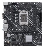 Mainboard ASUS Intel H610 LGA1700 MicroATX Memory DDR4 Memory slots 2 1xPCI-Express 3.0 1x 1xPCI-Express 4.0 16x 1xM.2 1x15pin D-sub 1xHDMI 2xAudio-In 1xAudio-Out 4xUSB 2.0 2xUSB 3.2 1xPS/2 1xRJ45 PRIMEH610M-KD4