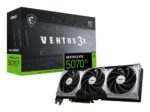 Graphics Card MSI NVIDIA GeForce RTX 5070 Ti 16 GB GDDR7 256 bit PCIE 5.0 16x Triple slot Fansink 1xHDMI 3xDisplayPort RTX5070TI16GVEN3XOC