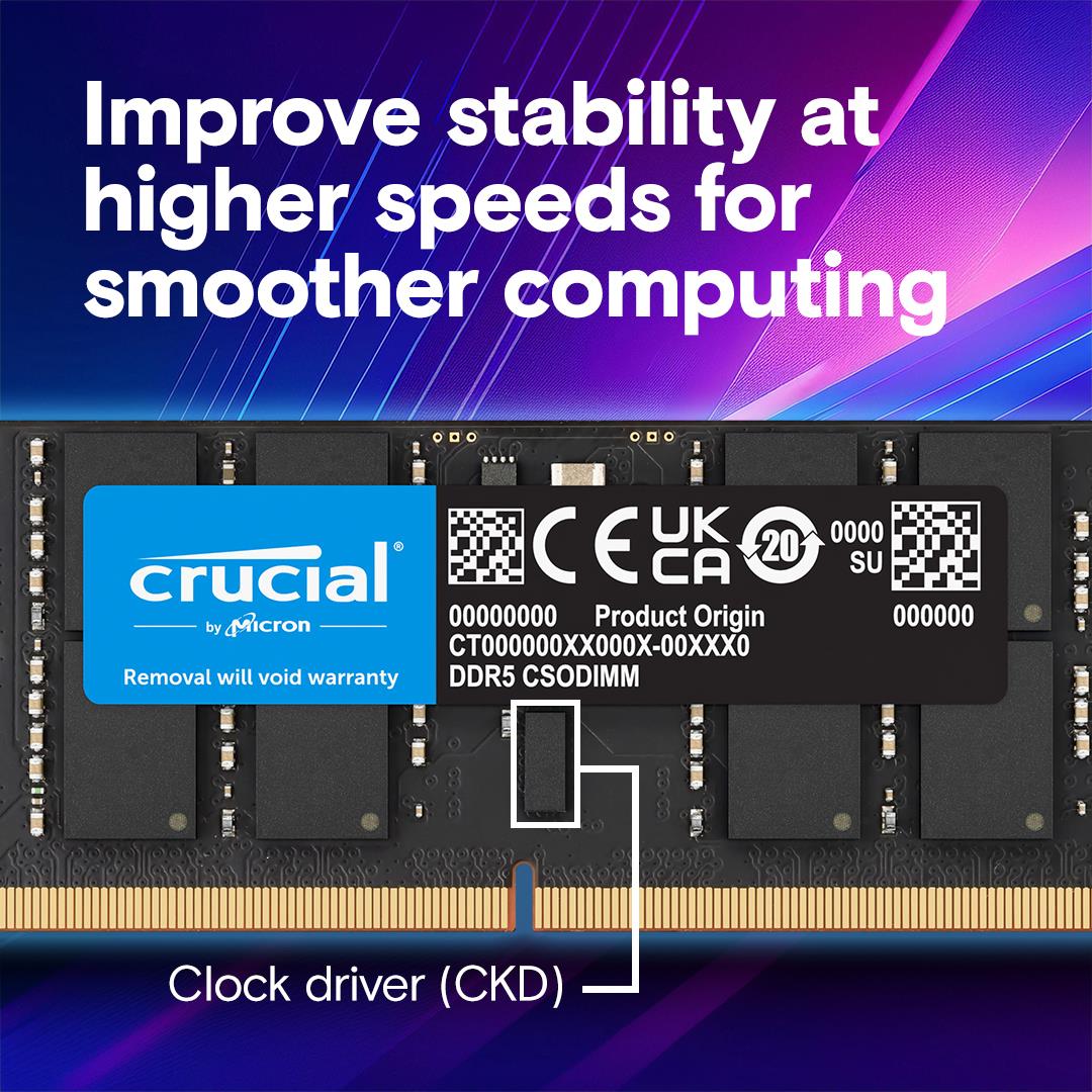a34fa9fc-f709-4f86-b4de-2d637048d60f MEMORY DIMM PRO 32GB DDR5-6400/CT32G64C52CS5 CRUCIAL