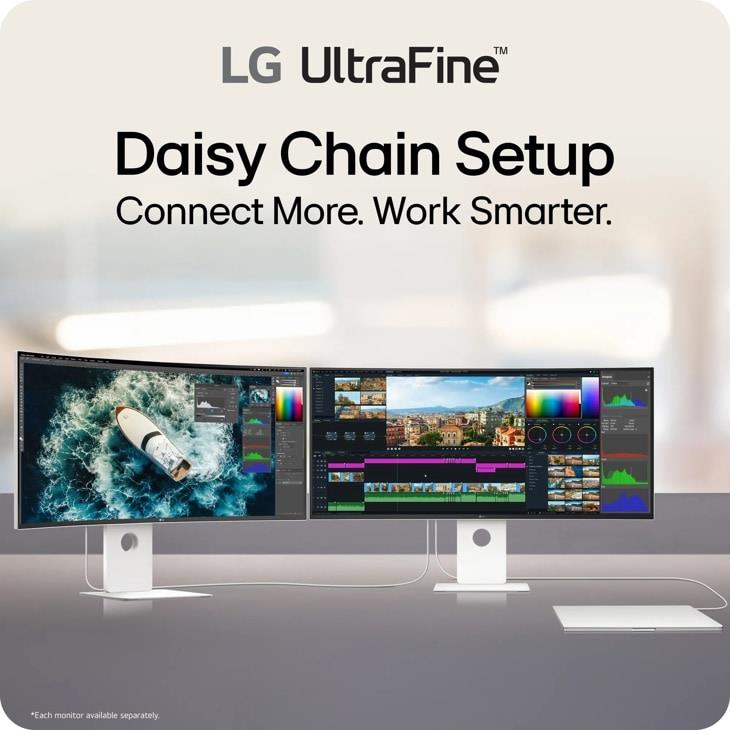 a3b35537-2af9-4976-b085-f95524f98731 LCD Monitor LG 40 ” 5120 x 2160 pixels WUHD Native aspect ratio 21:9 Curved 40U990A-W