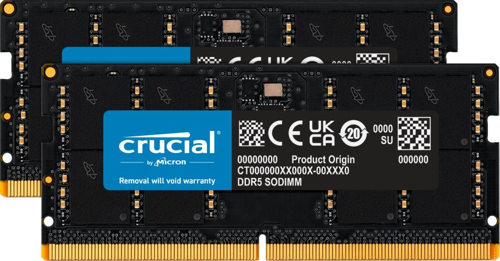 a628aa23-07e3-4172-8578-e61fb2738d09 NB MEMORY 96GB DDR5-5600 SO/KIT2 CT2K48G56C46S5 CRUCIAL