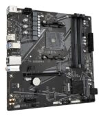 Mainboard GIGABYTE AMD B550 SAM4 Micro-ATX Memory DDR4 Memory slots 4 1xPCI-Express 3.0 1x 1xPCI-Express 4.0 16x 2xM.2 1xHDMI 1xDisplayPort 2xAudio-In 1xAudio-Out 4xUSB 2.0 4xUSB 3.2 1xPS/2 1xRJ45 B550MK