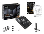 Mainboard ASUS AMD X870 SAM5 ATX Memory DDR5 Memory slots 4 2xPCI-Express 4.0 16x 1xPCI-Express 5.0 16x 4xM.2 1xHDMI 1xUSB 2.0 7xUSB 3.2 2xUSB-C 1xRJ45 5xAudio port TUFGAMINGX870-PLUSWIFI
