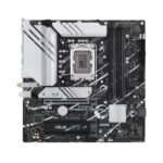 Mainboard ASUS Intel B760 Express LGA1700 Micro-ATX Memory DDR4 Memory slots 4 3xPCI-Express 4.0 16x 2xM.2 2xHDMI 1xDisplayPort 4xUSB 2.0 2xUSB 3.2 1xPS/2 1xRJ45 3xAudio port PRIMEB760M-AWIFID4