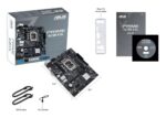 Mainboard ASUS Intel H610 LGA1700 MicroATX Memory DDR4 Memory slots 2 1xPCI-Express 3.0 1x 1xPCI-Express 4.0 16x 1xM.2 1x15pin D-sub 1xHDMI 2xAudio-In 1xAudio-Out 4xUSB 2.0 2xUSB 3.2 1xPS/2 1xRJ45 PRIMEH610M-KD4