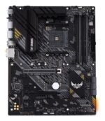 Mainboard ASUS AMD B550 SAM4 ATX 3xPCI-Express 3.0 1x 1xPCI-Express 3.0 16x 2xM.2 1xPCI-Express 4.0 16x Memory DDR4 Memory slots 4 1xHDMI 1xDisplayPort 1xUSB type C 5xUSB 3.2 1xOptical S/PDIF 1xRJ45 5xAudio port TUFGAMINGB550-PLUS