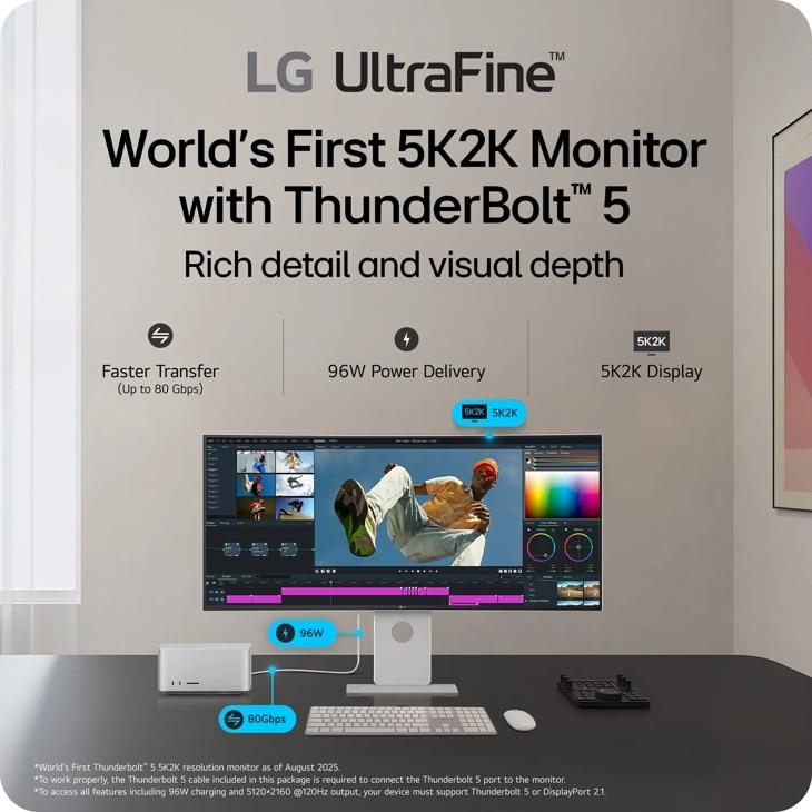 cbbd095e-0142-4b1a-af2f-9a80cdde1752 LCD Monitor LG 40 ” 5120 x 2160 pixels WUHD Native aspect ratio 21:9 Curved 40U990A-W