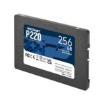 SSD PATRIOT P220 256GB SATA Write speed 490 MBytes/sec Read speed 550 MBytes/sec 2,5″ TBW 120 TB P220S256G25