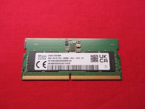 SK Hynix 8GB DDR5 4800MHz SODIMM (HMCG66AGBSA095N) (Bulk)