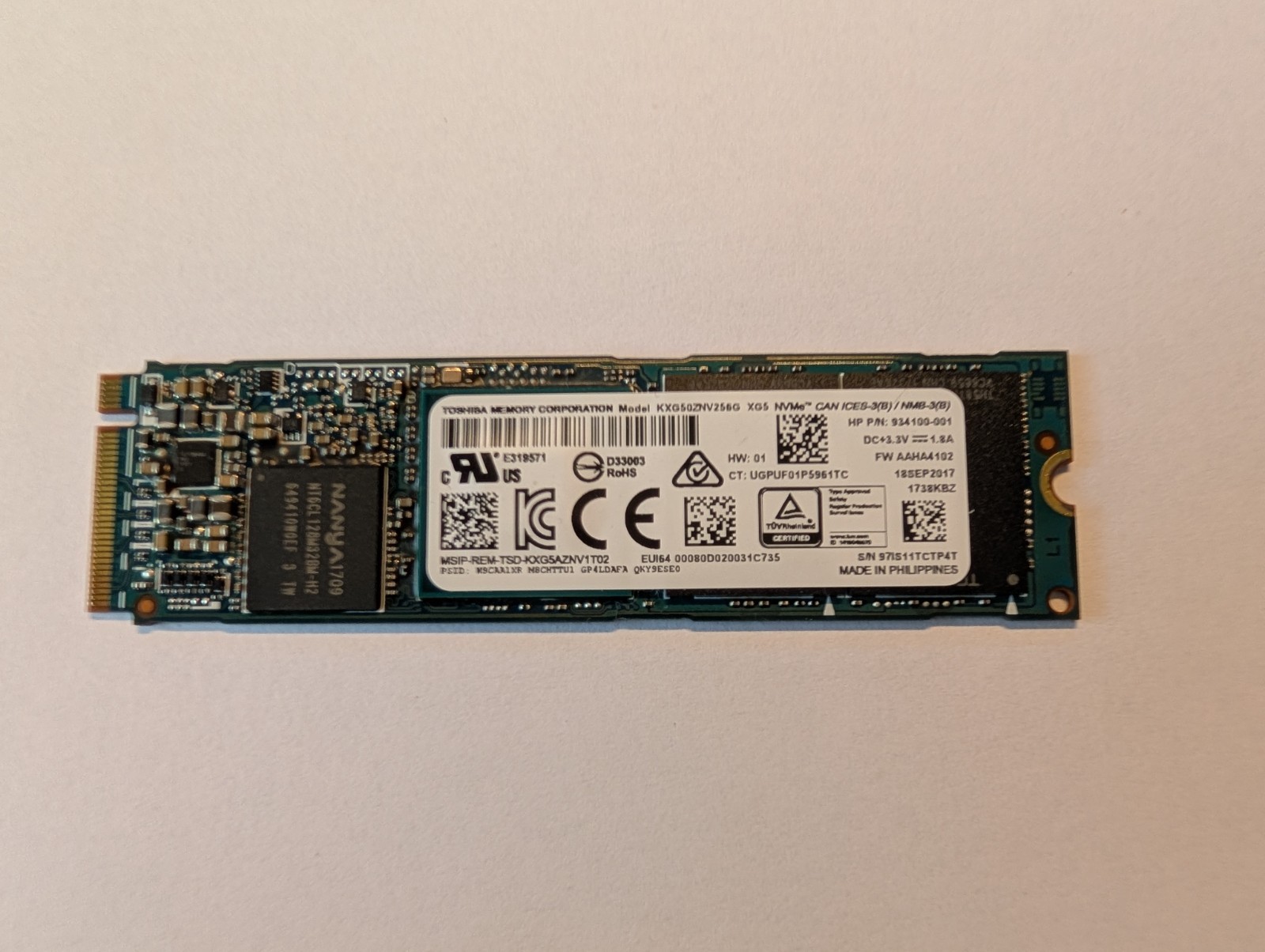 s-l1600-7.jpg Toshiba XG5 256GB M.2 2280 NVMe SSD (Atnaujinta)