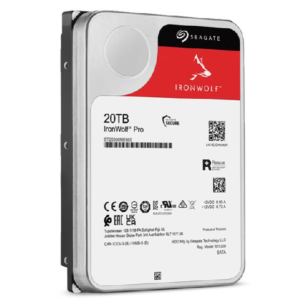 05edf569-6787-4fc1-9b2a-bf4e59fe4046 HDD SEAGATE IronWolf Pro 20TB SATA 256 MB 7200 rpm 3,5″ ST20000NT001