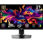 Monitor MSI 26.5 ” 2560 x 1440 pixels Wide Quad HD Native aspect ratio 16:9 QD-OLED Flat MAG271QPQD-OLEDX28