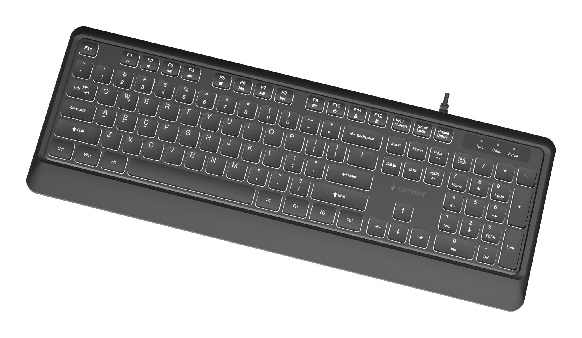 11ac78e6-120a-4c4a-aadf-47d7233f94ea KEYBOARD MULTIMEDIA USB ENG/BLACK KB-UML-04 GEMBIRD