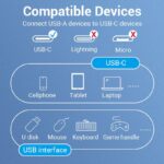 CABLE USB3.1C MALE TO A FEMALE/0.15M BLACK CCVBB VENTION