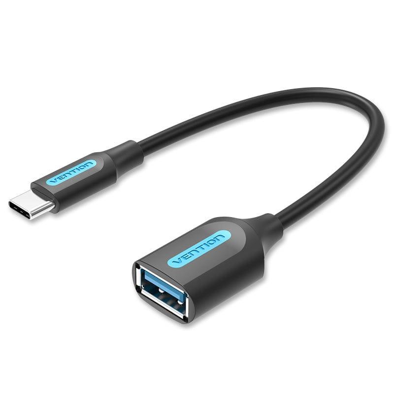 16116639-d8eb-442c-b932-be0aabbd9c60 CABLE USB3.1C MALE TO A FEMALE/0.15M BLACK CCVBB VENTION