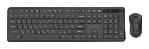 KEYBOARD +MOUSE WRL CYRILLIC/BK KBS-WPS-01-CYRL GEMBIRD