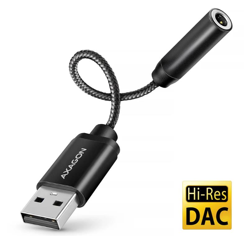 21cf771c-29c8-43bb-a1db-5a4cd6b58ddb ADAPTER USB-C TO AUDIO 3.5MM/DAC 0.1M ADA-HA AXAGON