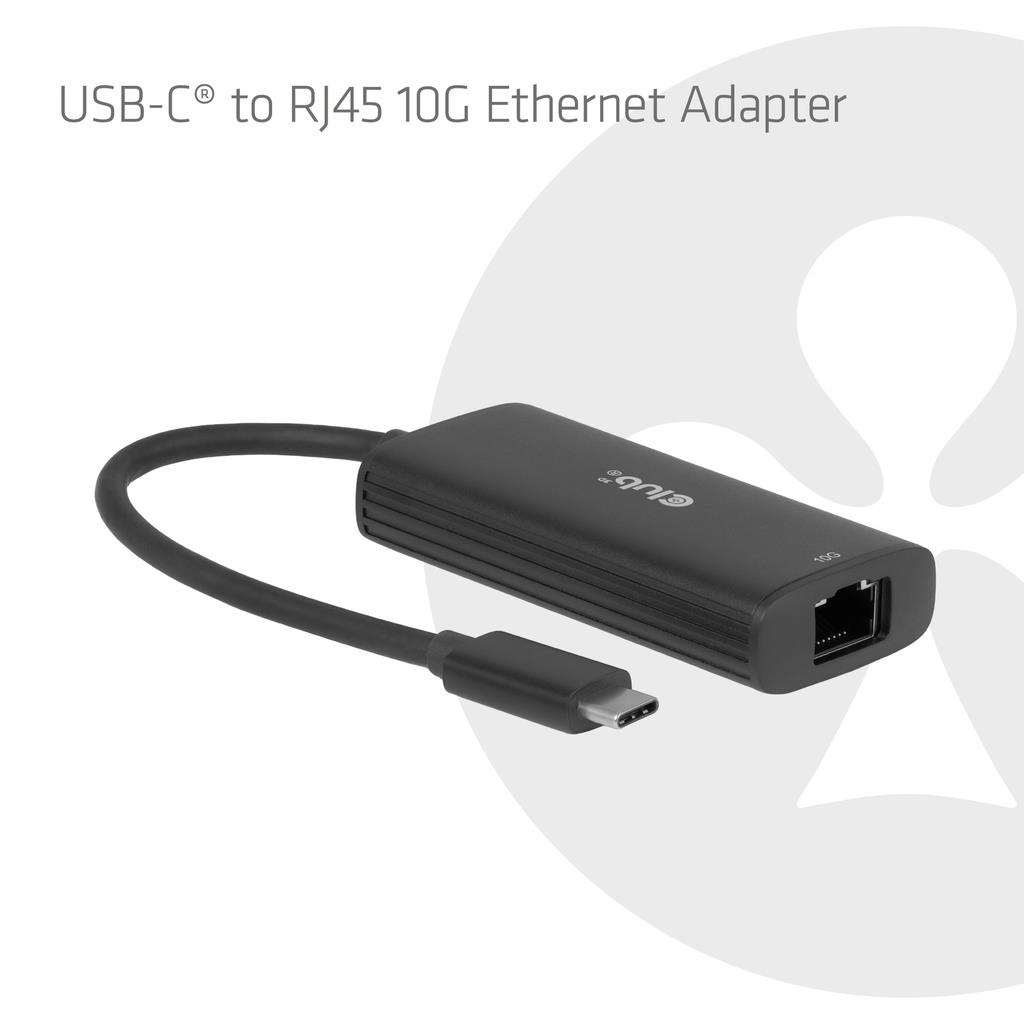 287fb30b-a08e-43ab-9205-eddca4e512cc I/O ADAPTER USB-C TO RJ45/10G M/F CAC-2531 CLUB3D