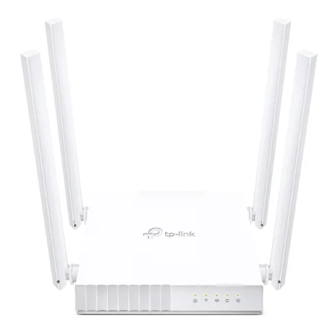 Dual Band Router   Archer C24   802.11ac   300+433 Mbit/s   10/100 Mbit/s   Ethernet LAN (RJ-45) ports 4   Mesh Support No   MU-MiMO Yes   No mobile broadband   Antenna type 4xFixed