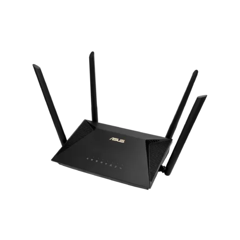 Wireless AX1800 Dual Band Gigabit Router   RT-AX53U   1201+600 Mbit/s   Ethernet LAN (RJ-45) ports 4   Mesh Support No   MU-MiMO Yes   No mobile broadband   Antenna type  External antenna x 4   36 month(s)