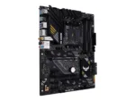 Asus   TUF GAMING B550-PLUS WIFI II   Processor family AMD   Processor socket AM4   DDR4 DIMM   Memory slots 4   Supported hard disk drive interfaces 	SATA, M.2   Number of SATA connectors 6   Chipset AMD B550   30.5cm x 24.4cm