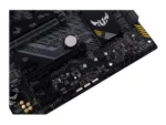 Asus   TUF GAMING B550-PLUS WIFI II   Processor family AMD   Processor socket AM4   DDR4 DIMM   Memory slots 4   Supported hard disk drive interfaces 	SATA, M.2   Number of SATA connectors 6   Chipset AMD B550   30.5cm x 24.4cm