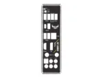 Asus   TUF GAMING B550-PLUS WIFI II   Processor family AMD   Processor socket AM4   DDR4 DIMM   Memory slots 4   Supported hard disk drive interfaces 	SATA, M.2   Number of SATA connectors 6   Chipset AMD B550   30.5cm x 24.4cm