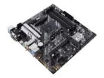 Asus   PRIME B550M-A WIFI II   Processor family AMD   Processor socket AM4   DDR4 DIMM   Memory slots 4   Supported hard disk drive interfaces 	SATA, M.2   Number of SATA connectors 4   Chipset AMD B550   microATX